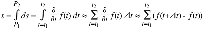 formule d'approximation de la distance